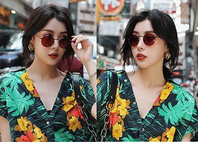 眼镜详情页设计